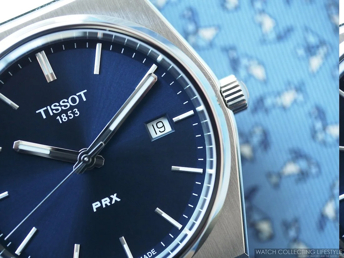 Tissot blue store dial chronograph